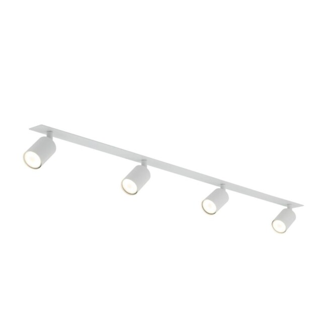 Biała listwa podtynkowa Nex 4x GU10, ruchome klosze - TK Lighting