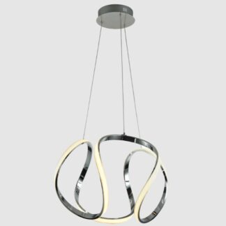 Lampa wisząca LED Tokyo chrom – nowoczesna oprawa nad stół