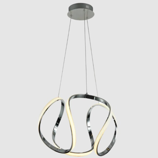 Lampa wisząca LED Tokyo chrom – nowoczesna oprawa nad stół