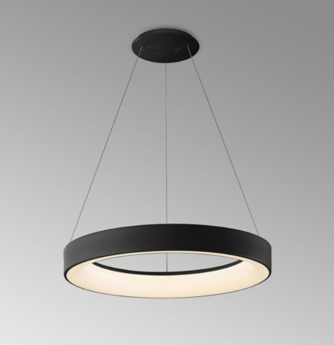 Lampa wisząca LED Niseko II 50 czarna z regulacją barwy światła