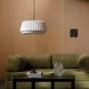 Biały papierowy abażur wiszącej Belloy 50 cm Nordlux