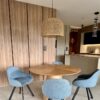 Lampa wisząca boho Kanso 40 – rattanowy klosz w kolorze naturalnym