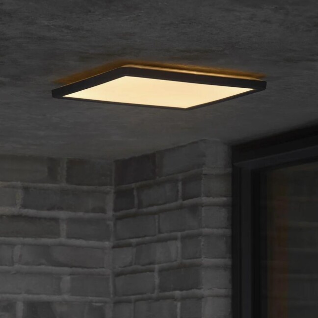 Plafon zewnętrzny Oja 29 LED 14W IP54 czarny kwadratowy