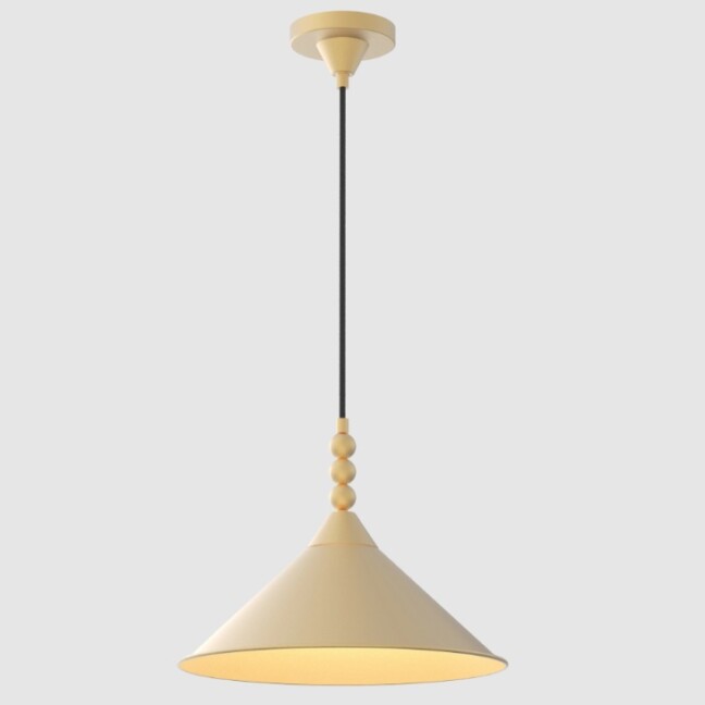 Lampa wisząca Ashford złota z kulkami dekoracyjnymi