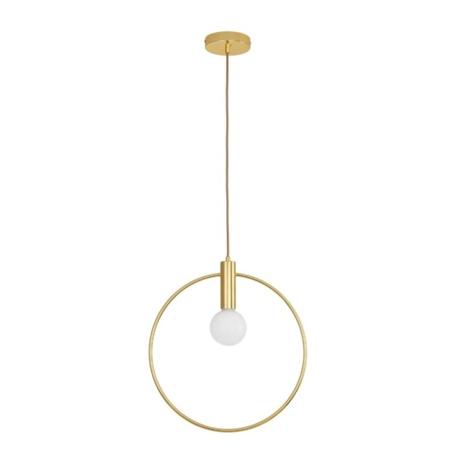 Lampa wisząca Bella 40 obręcz szczotkowany mosiądz – Step into Design