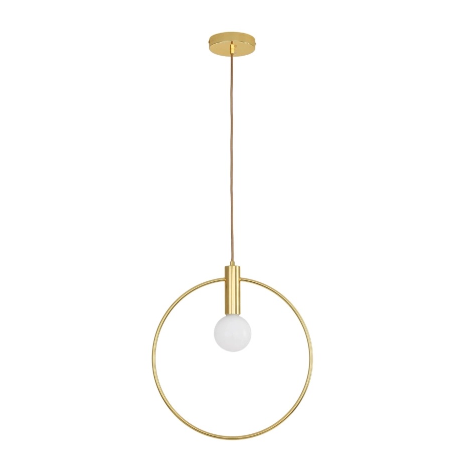 Lampa wisząca Bella 40 obręcz szczotkowany mosiądz – Step into Design