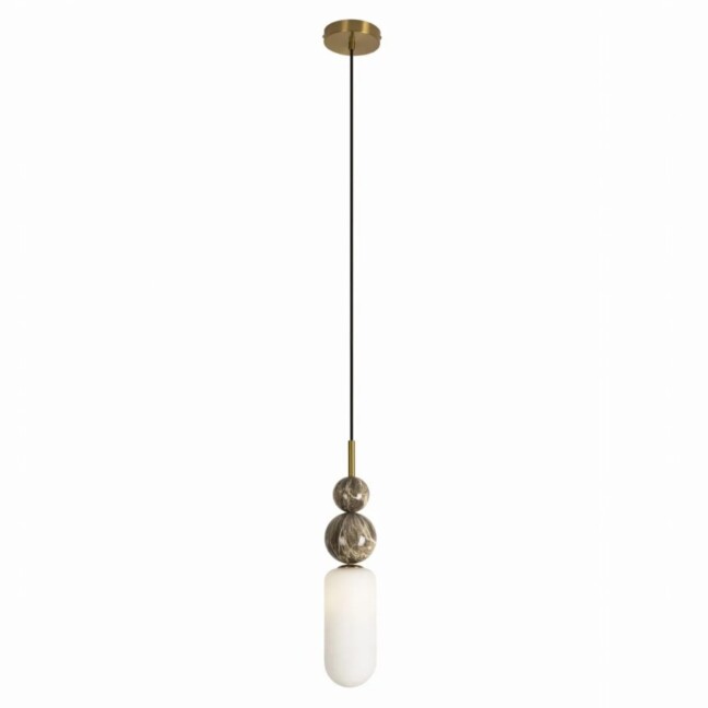 Ozdobny, pojedynczy zwis nad wyspę Nova Gold - Art Deco