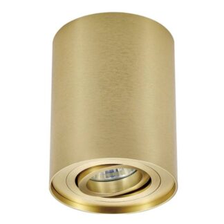 Spot sufitowy Rondoo złoty natynkowy z regulacją kierunku światła