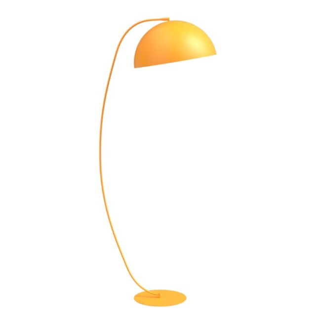 Lampa podłogowa Arcos na łuku żółta 44 cm