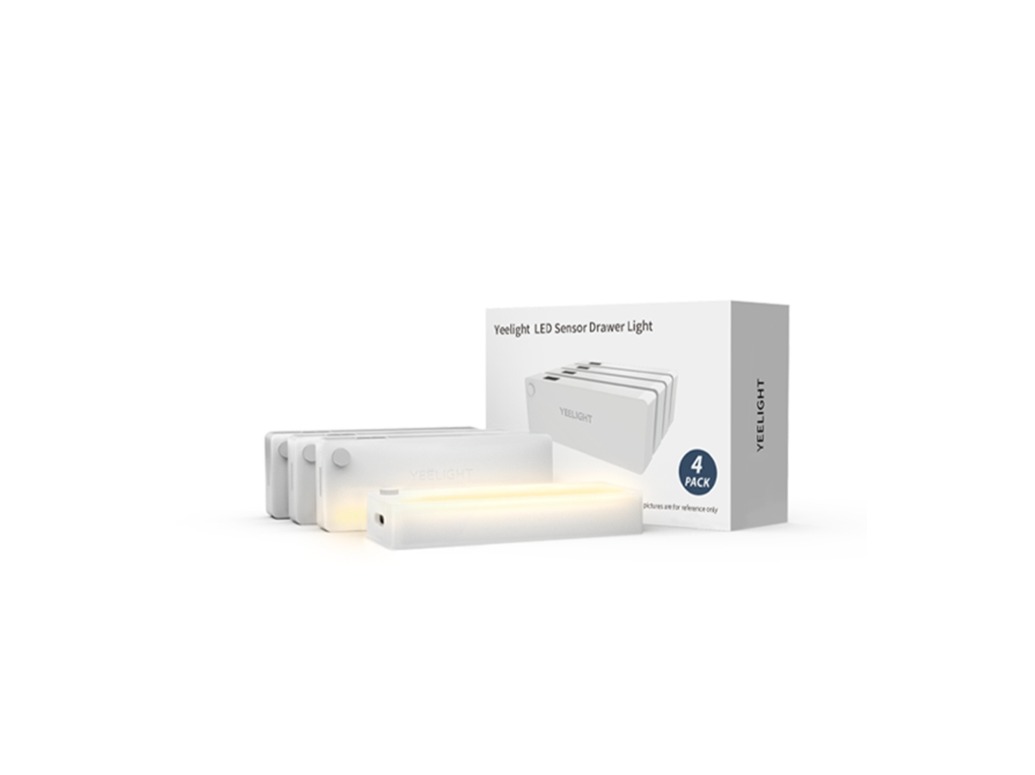 Lampka LED do szuflady z czujnikiem ruchu Yeelight 2700K – zestaw 4 sztuki