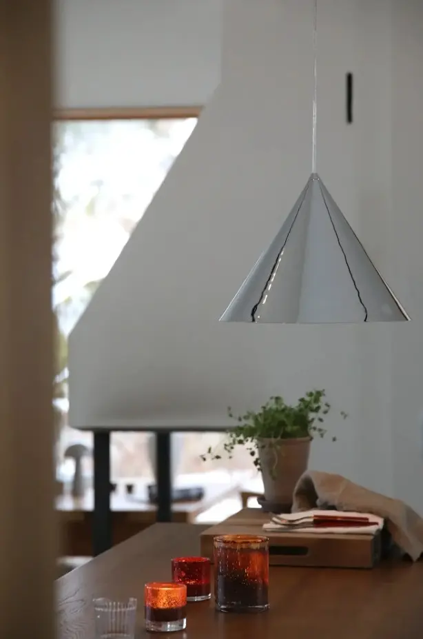 Lampa wisząca Tip 38 chromowana stożkowa