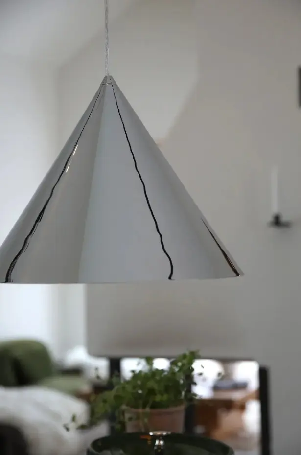 Lampa wisząca Tip 38 chromowana stożkowa