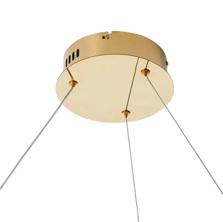 Lampa wisząca złoty pierścień LED nad stół Circle Slim 60