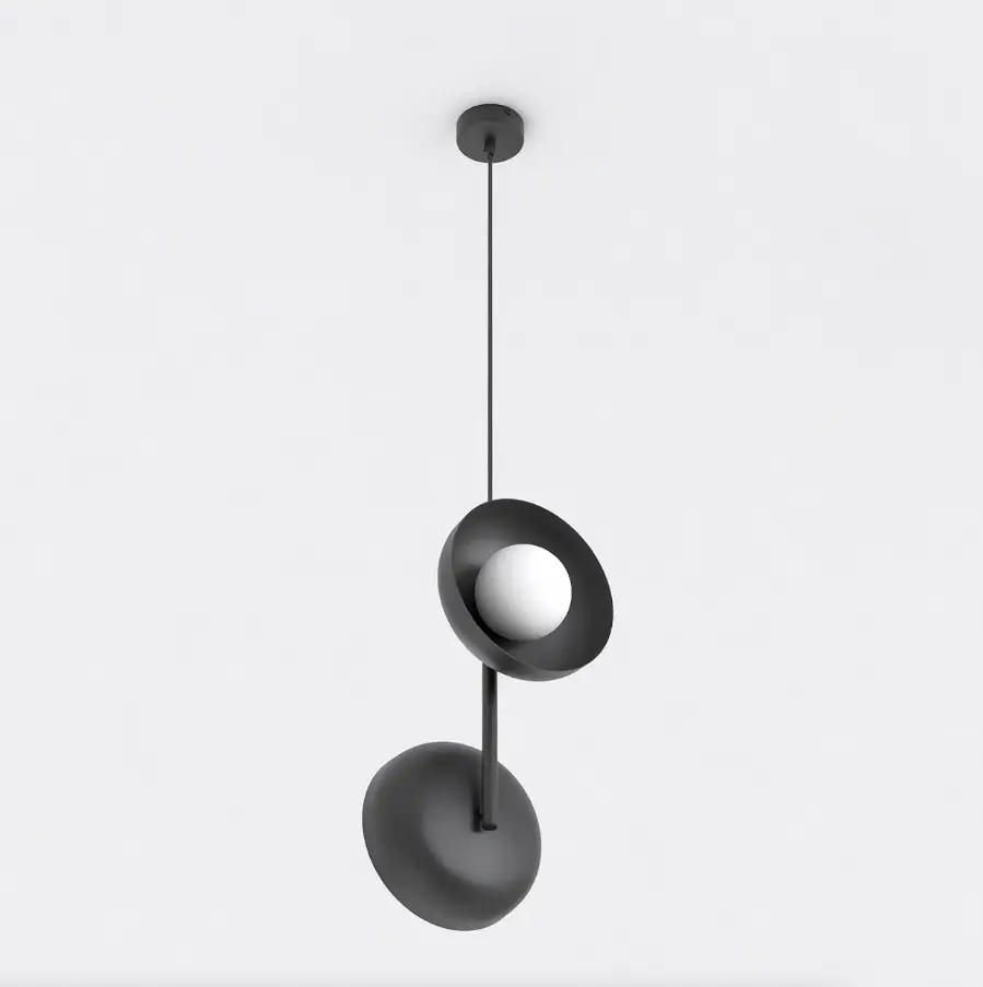 Czarna lampa wisząca w stylu loft z kulami - Emibig Vanila