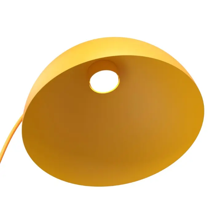 Lampa łukowa nad sofę z półokrągłym kloszem - Emibig Arcos