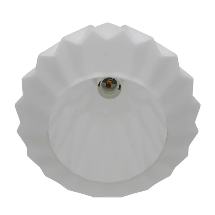 Szklana plisowana lampa wisząca w stylu skandynawskim - Nordlux Elbie